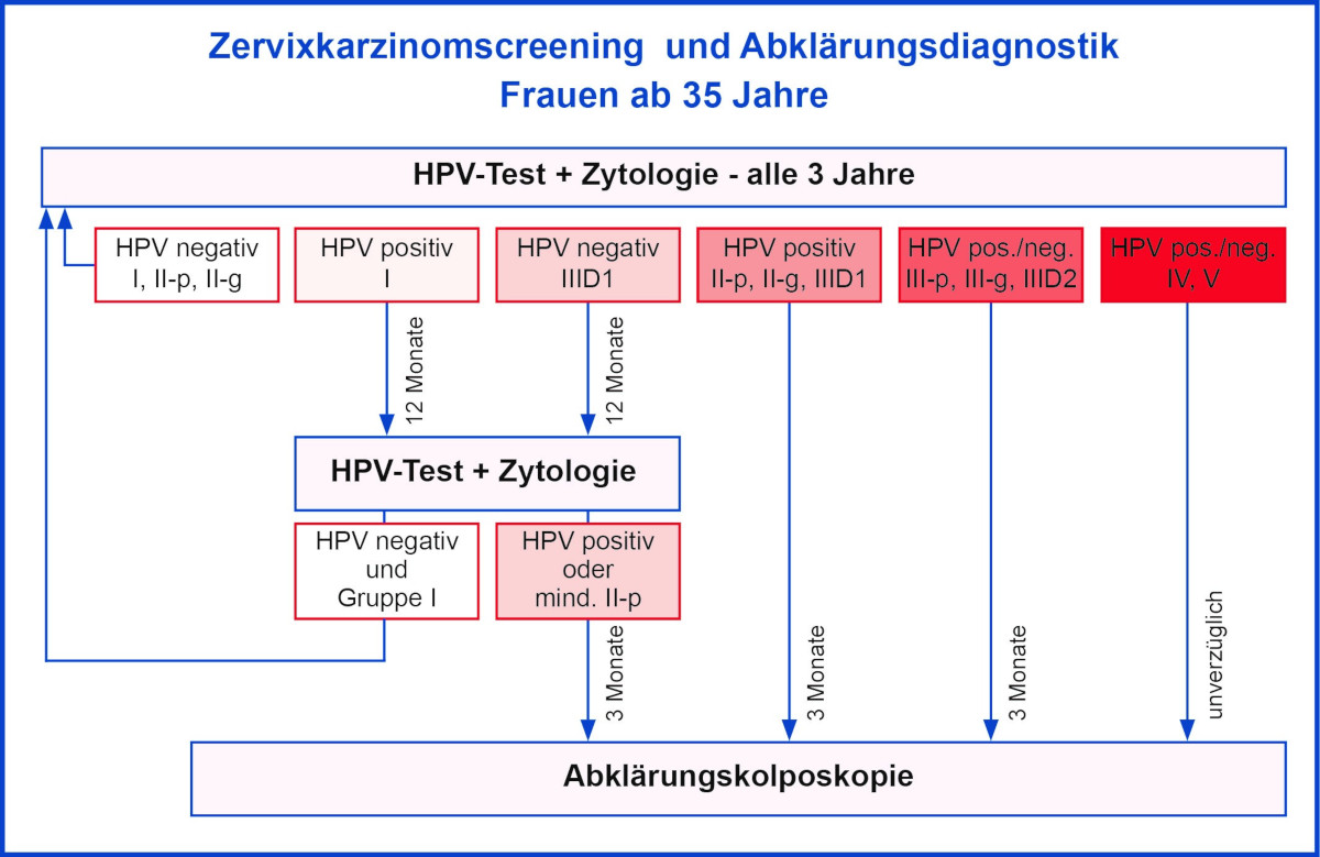 Zervixkarzinomscreening > 35 Jahre Labor Staber