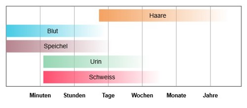 Nachweisbarkeit nach dem letzten Konsum