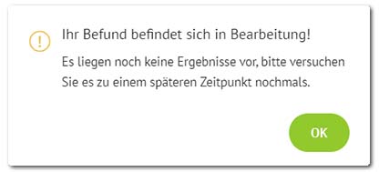 Labor Staber Befundportal - Hinweis 2