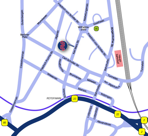 Labor Staber Bayreuth Anfahrtskizze